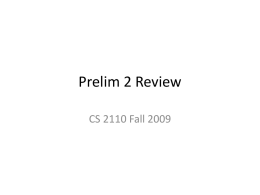 prelim2_reviewx - Cornell Computer Science