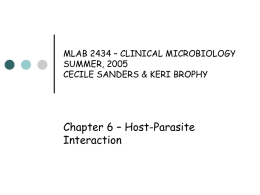 Host-Parasite Interaction