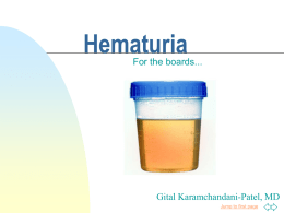 Hematuria - LSU School of Medicine
