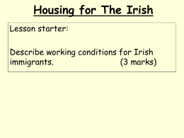 Housing for The Irish