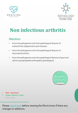 4+5-non infictious arthritis + osteomylitis and septic arthritis