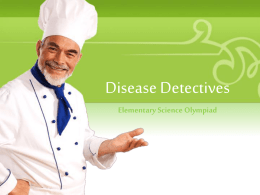Disease Detective Practice PPT