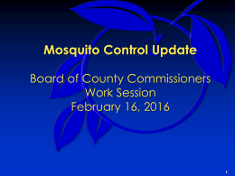 2016-02-16 Discussion Mosquito Control Update