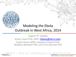 August 4, 2014 - Network Dynamics & Simulation Science Laboratory