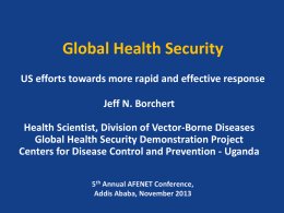 Global Health Security AFENET_11-1-13