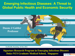 Emerging Infectious Diseases_A Threat to Global - EcoHealth-Live