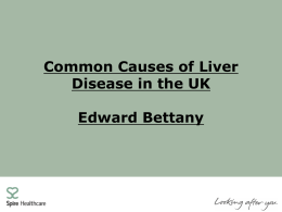 Common Causes of Liver Disease in the UK