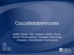 Coccidioidomycosis - The Center for Food Security and Public