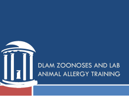 Occupational Health Program for Employees with Animal Exposures