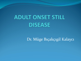 adult onset still disease 1