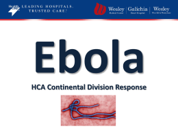 Ebola - HealthONE