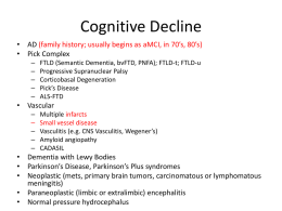 Cognitive Decline - Hopkins Medicine