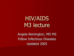 HIV/AIDS M3 lecture - Creighton University