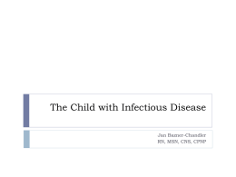 The Child with Infectious Disease