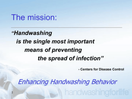 PowerPoint Presentation - Team Rally™ Handwashing Program