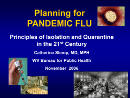 Pan Flu Videoconference 11-28-06