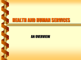 DEPARTMENT OF HEALTH AND HUMAN SERVICES