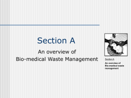 History of Medical Waste