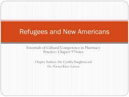 Cultural Guidelines - American Pharmacists Association