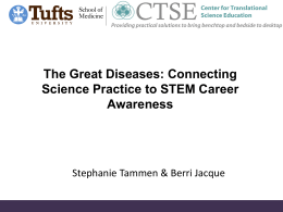 The Great Diseases Partnership: Addressing science and health