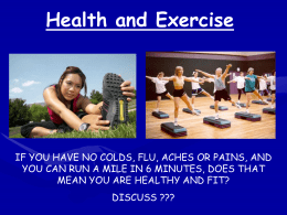 Health and Exercise Live Show