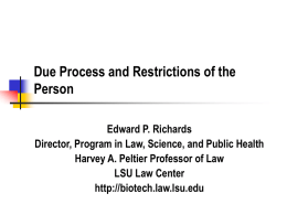 Slides - Medical and Public Health Law Site