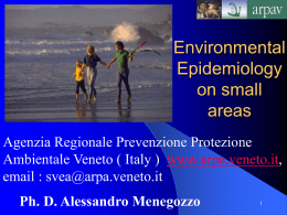 Environmental Epidemiology on little areas