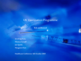UK vaccination programme