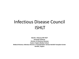 Definitions Developmentunique Infections In Cardiothoracic