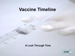 Vaccine Recommendations