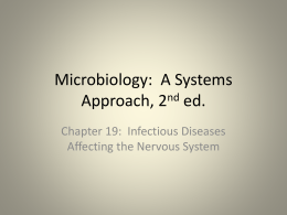 Infections of the Nervous System
