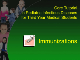 Active Immunization