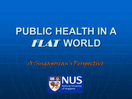 public health in a flat world