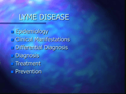 LYME DISEASE