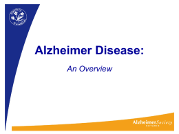 Alzheimer Disease: