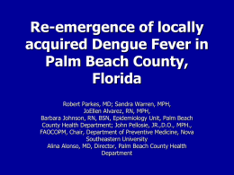 Dengue in Florida