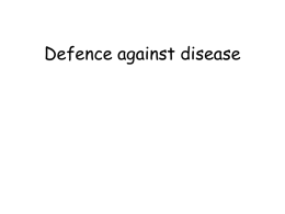 11.4 defence against diseases