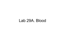 Lab 34. Blood