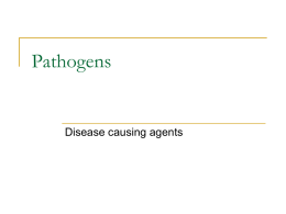 Pathogens - 12biolcsc