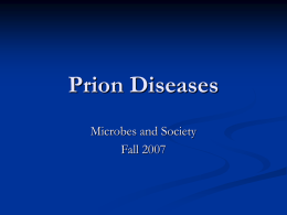 Prion Diseases - Winona State University