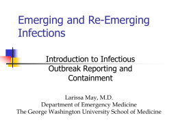 Emerging Infections Lecture