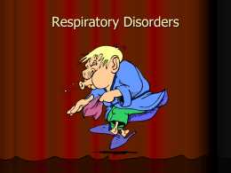 Respiratory Disorders PPT
