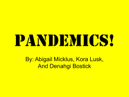 Pandemics!