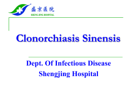 Clonorchiasis Sinensis