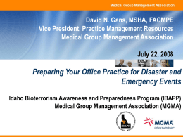 now - Medical Group Management Association