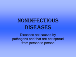 Noninfectious Diseases
