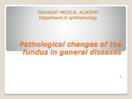 changes in fundus+