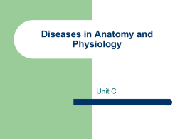 Diseases in Anatomy and Physiology