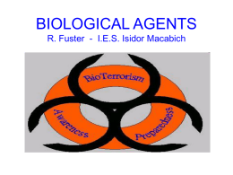Biological Agents - IES Isidor Macabich IES Isidor Macabich