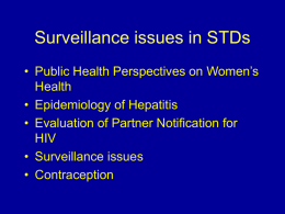 STI Surveillance for Public Health